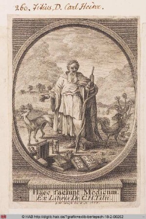 Exlibris des Karl Heinrich Titius