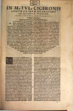 Commentaria in omnes de arte rhetorica Ciceronis libros