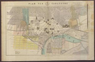 Plan von Carlsruhe
