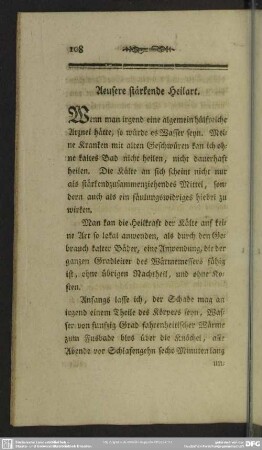 Aeusere stärkende Heilart