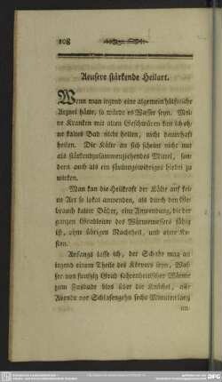 Aeusere stärkende Heilart