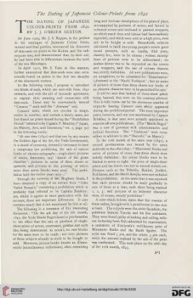 58: The dating of Japanese colour-prints from 1842