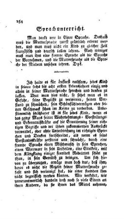 Sprachunterricht