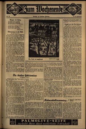 Dritte Ausgabe vom Samstag, den 15. Februar 1936.