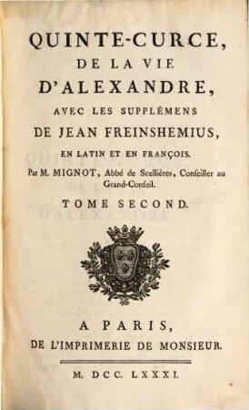 De la vie d'Alexandre, 2