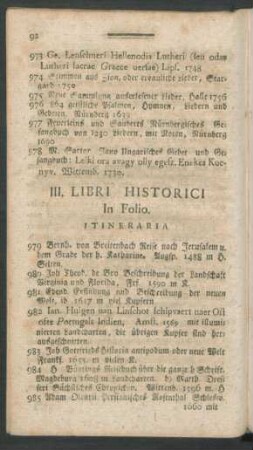 III. Libri Historici