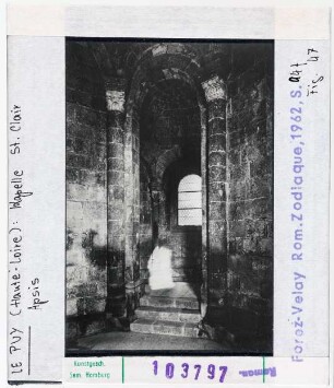 Le Puy: Chapelle Sainte-Claire, Apsis
