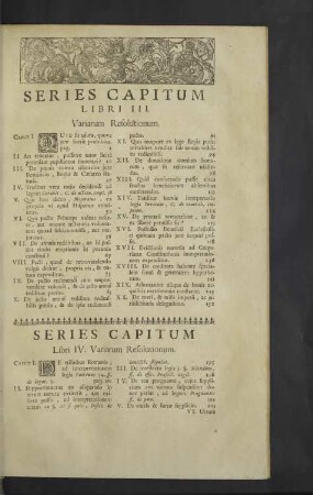 Series Capitum