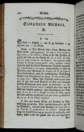 Siebzehnter Abschnitt. S. - Achtzehenter Abschnitt. T.