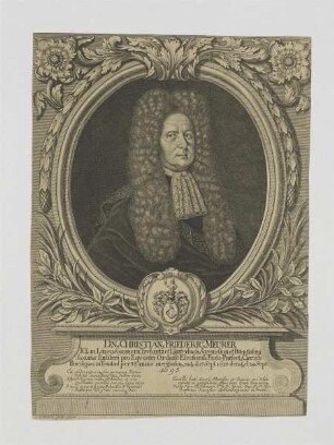 Bildnis des Christianus Friedericus Meurer