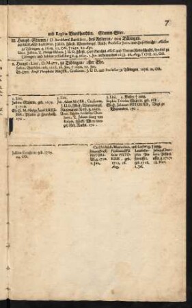 7-19, III. Haupt-Stamm Burkhard Bardilins des Aelteren