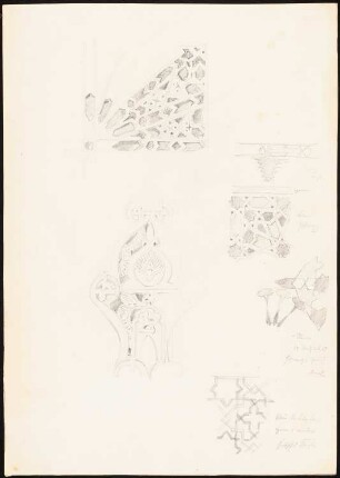 Alhambra, Granada: Sternförmige und florale Ornamente