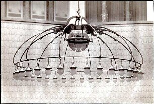 Fischer, Theodor; Stuttgart; Kunstausstellungsgebäude - Lampe