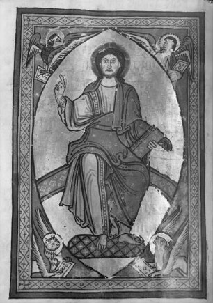 Psalterium, cantica, officium defunctorum — Majestas Domini, Folio 131v