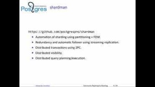 Community roadmap to sharding