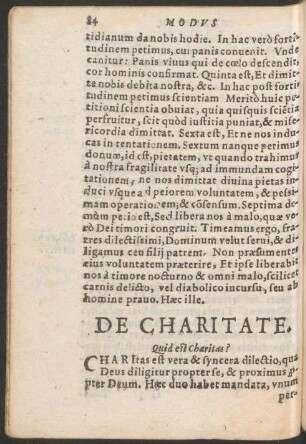 De Charitate.