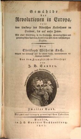 Gemählde der Revolutionen in Europa : seit dem Umsturze des Römischen Kaiserthums im Occident, bis auf unsere Zeiten, 2