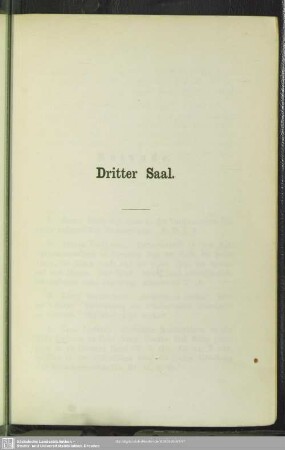 Dritter Saal