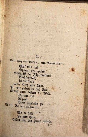 Liederbuch : Auswahl der beliebtesten Jagd-, Trink- und Gesellschaftslieder, Arien etc. etc.