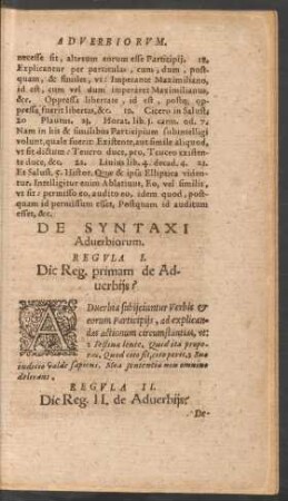 De Syntaxi Adverbiorum.