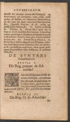 De Syntaxi Adverbiorum.