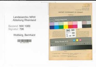 Entnazifizierung Bernhard Wolberg , geb. 02.06.1899 (Polizist)