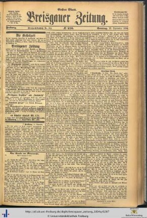 16.09.1894 (Erstes Blatt)