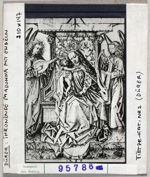 Albrecht Dürer: Thronende Madonna mit Engeln