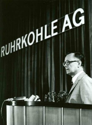 Unterzeichnung des des Grundvertrages der Ruhrkohle AG