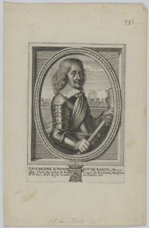 Bildnis des Anthoine d'Avmont Roche Baron