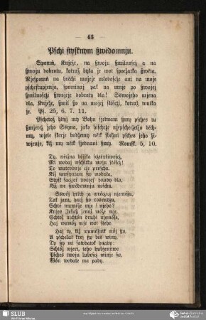 Pschi stysknym ßwědomnju