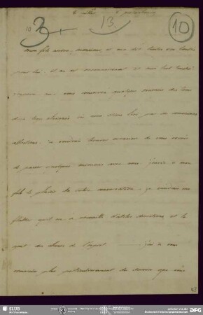 Eigenh. Brief von Amable-Guillaume-Prosper Brugière de Barante an August Wilhelm von Schlegel, St. Petersburg, 08.07.1900
