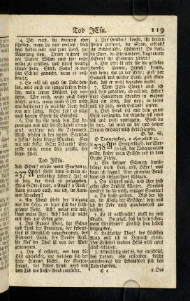 119-124, Tod Jesu; ...