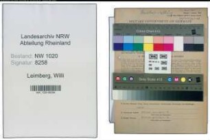 Entnazifizierung Willi Leimberg , geb. 30.09.1892 (Verwaltungsangestellter)
