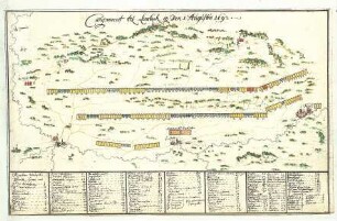 WHK 8 Reichs- und Französischer Krieg von 1688-1697 bis zum Frieden von Ryswick: Feldlager bei Lembeek, 2. August 1692
