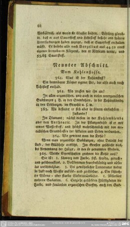 Neunter Abschnitt. Vom Kohlenstoffe