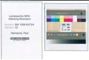 Entnazifizierung Paul Hermanns , geb. 00.00.0000 (Gemeindedirektor)