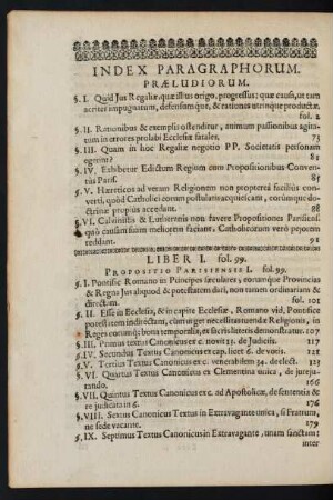 Index Paragraphorum