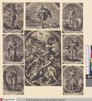 [The Seven Planets and the Four Elements; Die sieben Planeten und die vier Elemente]