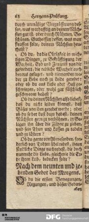 Hertzens-Prüfung nach dem 9. und 10. Gebot.