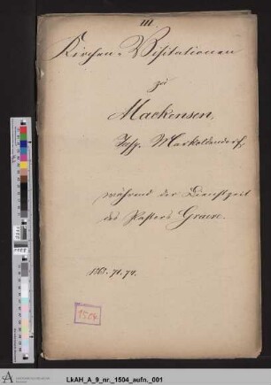 Mackensen: Visitationsakten