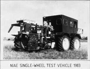 NIAE SINGLE-WHEEL TEST VEHICLE 1983