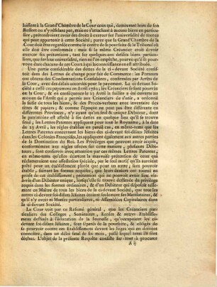 Extrait Des Registres Du Parlement : Du 5 Août 1763.