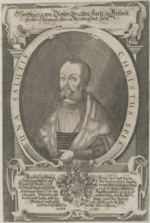 Bildnis des Wolfgang von Anhalt-Zerbst