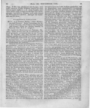 Fritzsche, C. F. A.: Ueber Mysticismus und Pietismus. Zwei Vorlesungen. Halle: Gebauer 1832