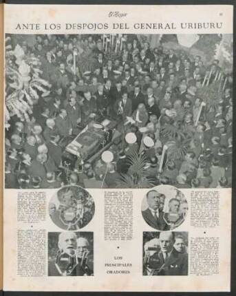 Ante los despojos del general Uriburu