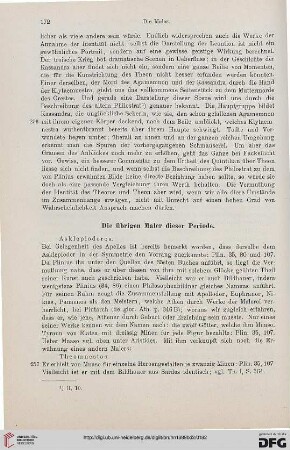 Die übrigen Maler dieser Periode