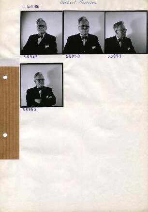 Portraitserie Herbert Morrison