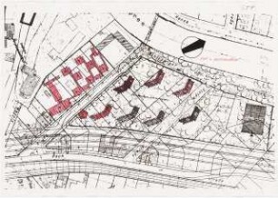 Studentenwohnheim Siegmunds Hof, Berlin-Tiergarten Abschnitt Ost. Erweiterung: Lageplan Gesamtanlage