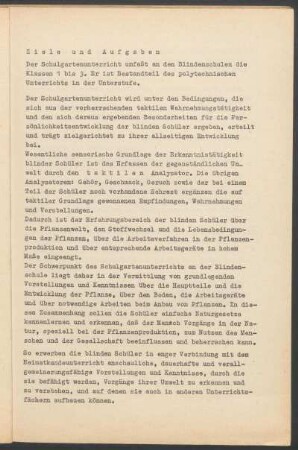 Ziele und Aufgaben